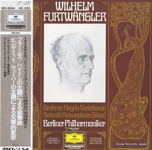 FURTWANGLER, WILHELM brahms; haydn-variationen  MG6004