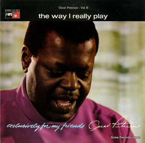 PETERSON, OSCAR vol.iii the way i really play ULX-52-P