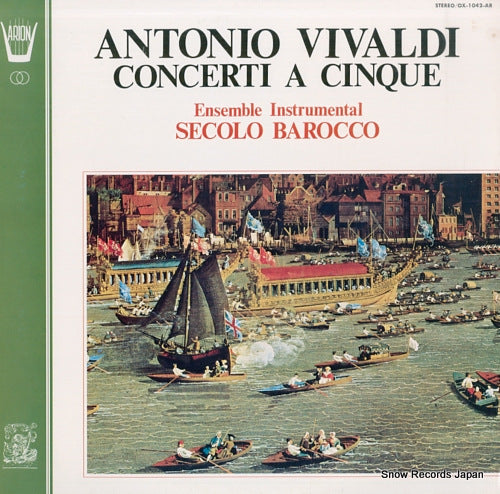 ENSEMBLE INSTRUMENTAL SECOLO BAROCCO vivaldi; concerti a cinque OX-1042-AR
