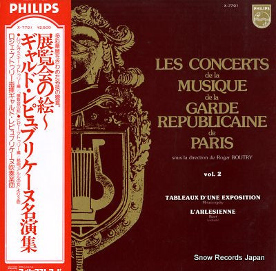 BOUTRY, ROGER moussorgsky; tableaux d'une exposition X-7701