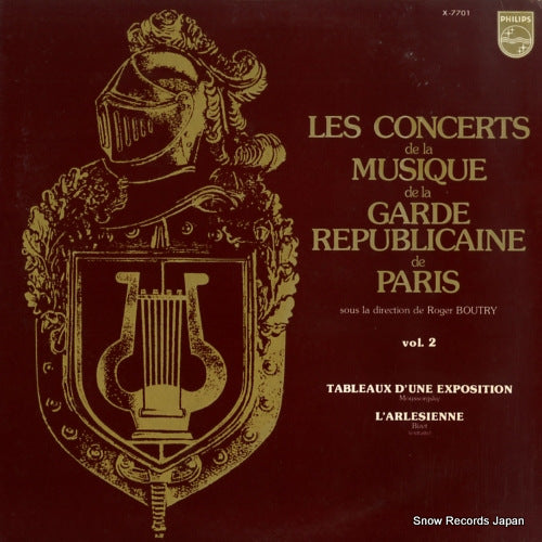 BOUTRY, ROGER moussorgsky; tableaux d'une exposition X-7701