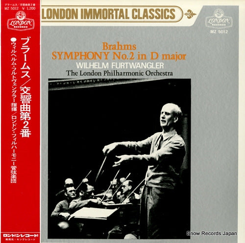FURTWANGLER, WILHELM brahms; symphony no.2 in d major MZ5012