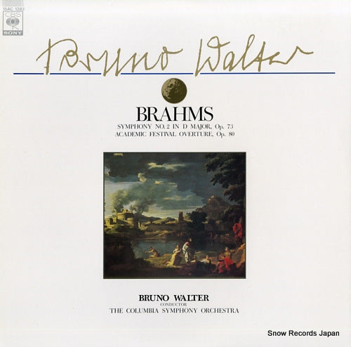 WALTER, BRUNO brahms; symphony no.2 / academic festival overture 15AC1283