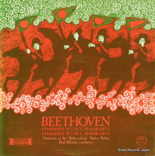 KLETZKI, PAUL beethoven; symphony no.1 in c major M-2313