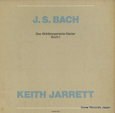 JARRETT, KEITH bach; das wohltemperierte klavier buch i 835246-1 / 1362/63