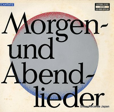 V/A morgen-und abend-lieder 656009