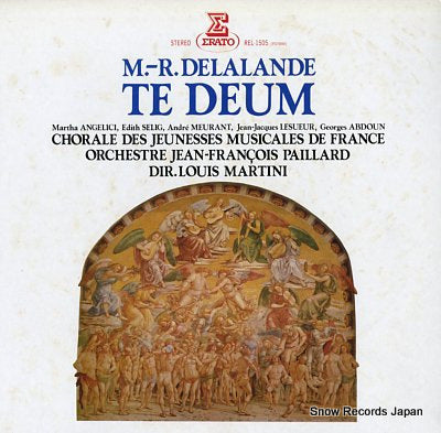 MARTINI, LOUIS delalande; te deum REL-1505