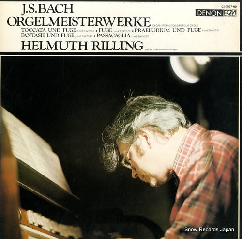 RILLING, HELMUTH bach; orgelmeisterwerke OX-7027-ND