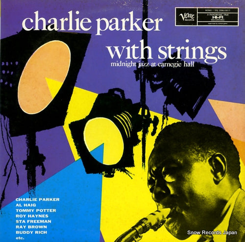 PARKER, CHARLIE, WITH STRINGS midnight jazz at carnegie hall 20MJ0017