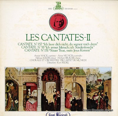 REDEL, KURT bach; les cantates ii ERA-1014(M)