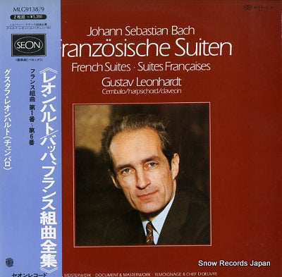 LEONHARDT, GUSTAV bach; franzosische suiten MLG9138/9