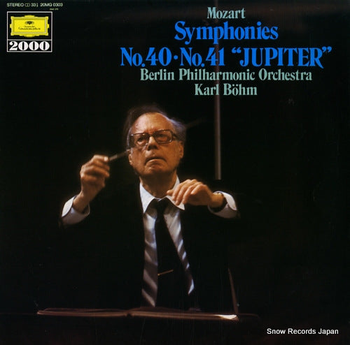 BOHM, KARL mozart; symphonies no.40 no.41 "jupiter" 20MG0303