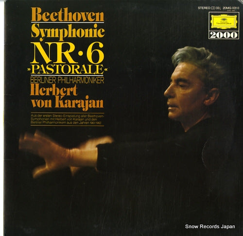 KARAJAN, HERBERT VON beethoven; symphony no.6 pastorale 20MG0310