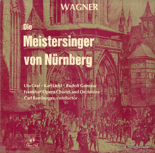 BAMBERGER, CARL wager; die meistersinger von nurnberg SMS-2679