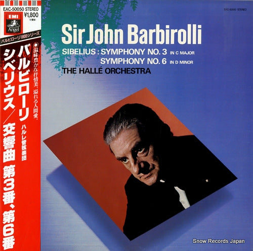 BARBIROLLI, JOHN sibelius; symphony no.3 & no.6 EAC-50050