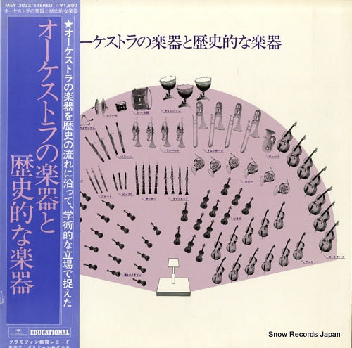 FUKUDA, KAZUO orchestra no gakki to rekishiteki na gakki MEY2032