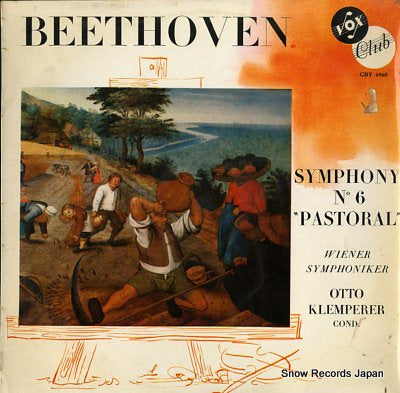 KLEMPERER, OTTO beethoven; symphony no.6 pastoral GBY6960
