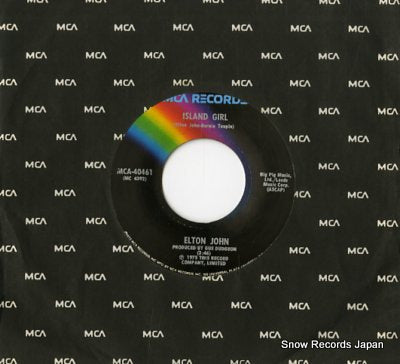 JOHN, ELTON island girl MCA-40461