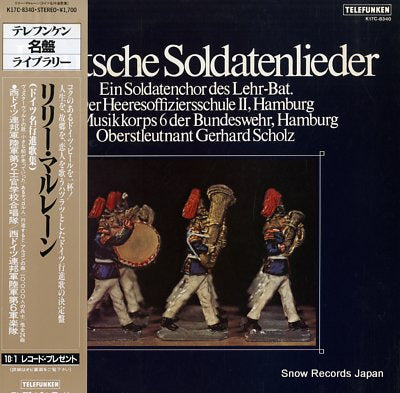 SCHOLZ, GERHARD deutsche soldatenlieder K17C-8340