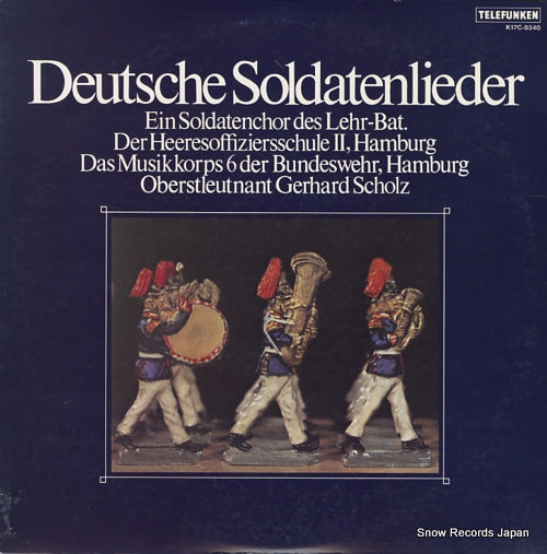 SCHOLZ, GERHARD deutsche soldatenlieder K17C-8340