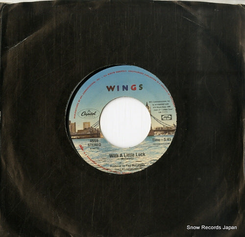 MCCARTNEY, PAUL, AND WINGS with a little luck 4559