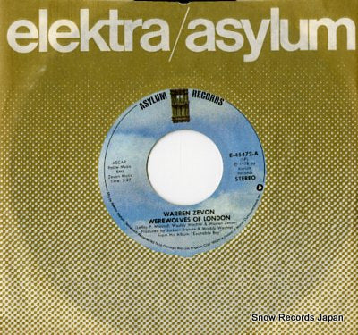ZEVON, WARREN werewolves of london E-45472