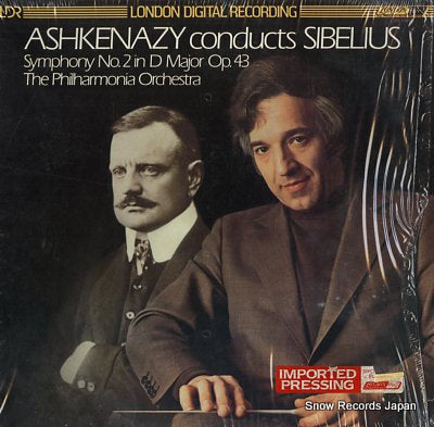 ASHKENAZY, VLADIMIR ashkenazy conducts sibelius symphony no.2 in d major op.43 LDR10014