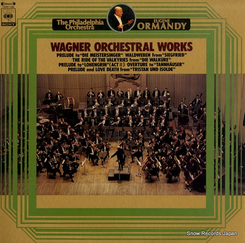 ORMANDY, EUGENE wagner orchestral works 13AC130