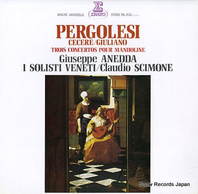 SCIMONE, CLAUDIO pergolesi; trois concertos pour mandoline REL-3126