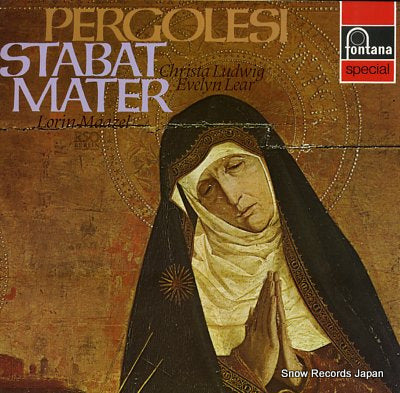 MAAZEL, LORIN pergolesi; stabat mater 6540045