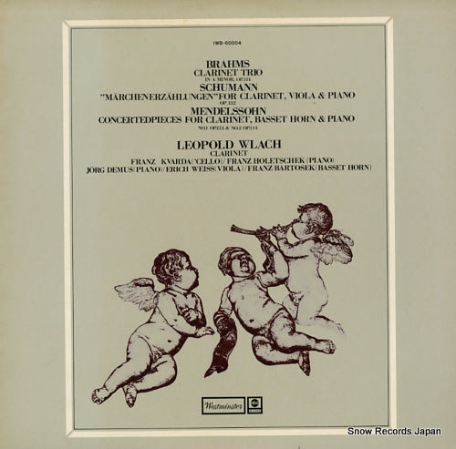 WLACH, LEOPOLD brahms; clarinet trio IWB-60004