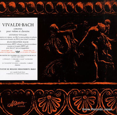 ZEDDA, ALBERTO vivaldi-bach PAC-18011