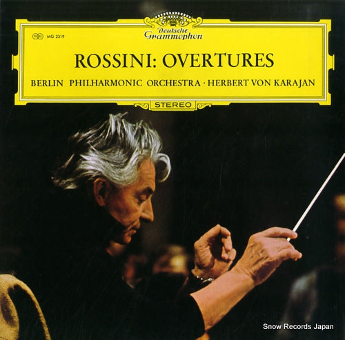 KARAJAN, HERBERT VON rossini; overtures MG2319