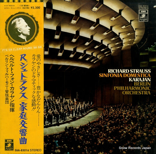 KARAJAN, HERBERT VON richard strauss; sinfonia domestica EAA-85016