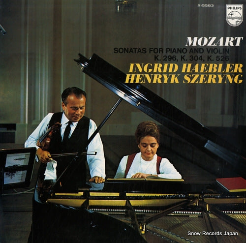 HAEBLER, INGRID mozart; sonatas for piano and violin X-5583