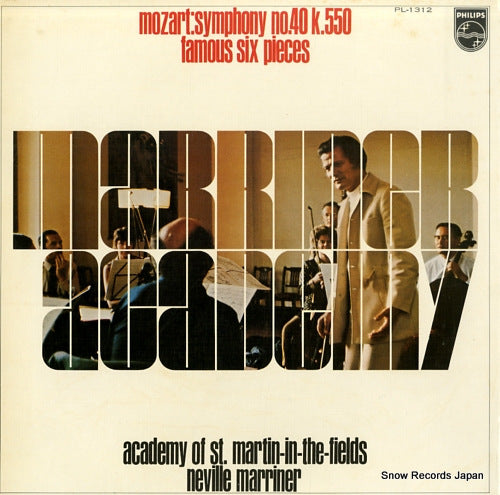 MARRINER, NEVILLE mozart; symphony no.40 k.550 / famous six pieces PL-1312