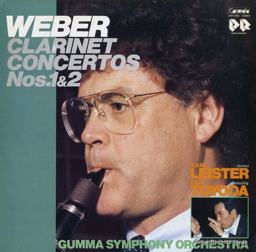 LEISTER, KARL weber; clarinet concertos nos.1 & 2 CMT-1080