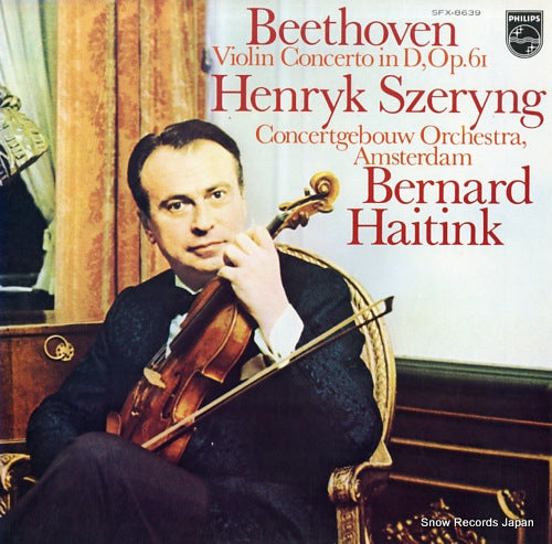 SZERYNG, HENRYK beethoven; violin concerto in d, op.61 SFX-8639