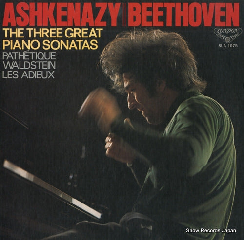 ASHKENAZY, VLADIMIR beethoven; three great piano sonatas SLA1075