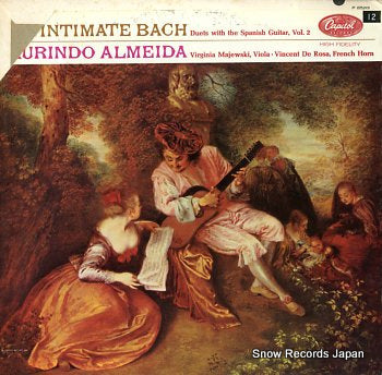 ALMEIDA, LAURINDO intimate bach, the: duets with the spanish guitar, vol.2 P8582