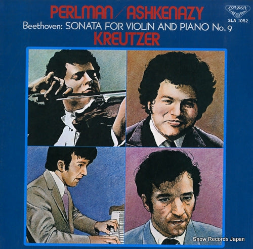 PERLMAN, ITZHAK / VLADIMIR ASHKENAZY beethoven; sonata for violin and piano no.9 in a major, op.47 "kreutzer" SLA1052