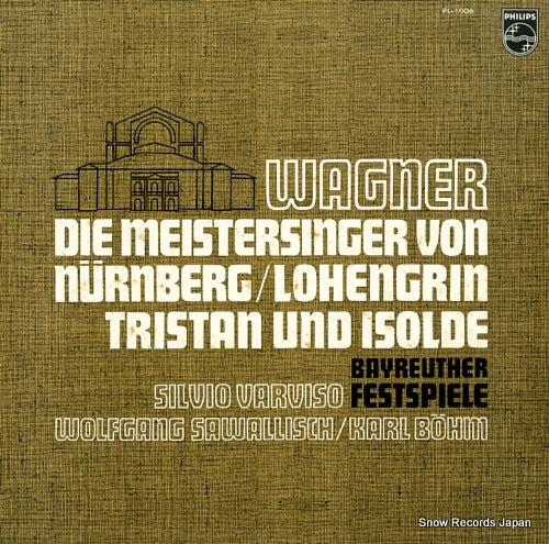 BOHM, KARL wagner; bayreuther festspiele pilot-3 PL-1006