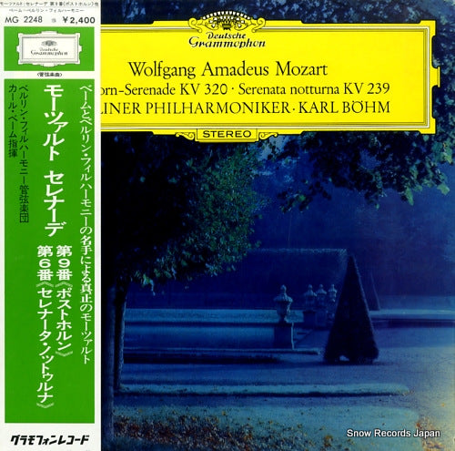 BOHM, KARL mozart; posthorn-serenade kv320, serenata notturna kv239 MG2248