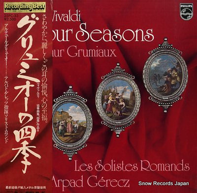 GRUMIAUX, ARTHUR vivaldi; the four seasons 25PC-33