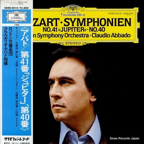 ABBADO, CLAUDIO mozart; symphonien no.41 "jupiter", no.40 28MG0010