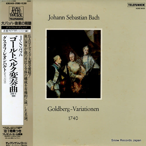 LEONHARDT, GUSTAV bach; goldberg-variationen K20C8430