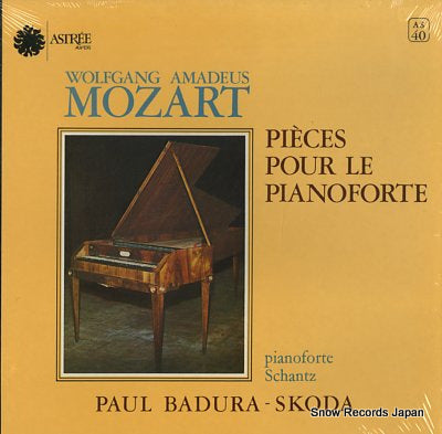 BADURA-SKODA, PAUL mozart: pieces pour le pianoforte AS40