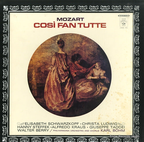 BOHM, KARL mozart; cosi fan tutte AA-9378.C