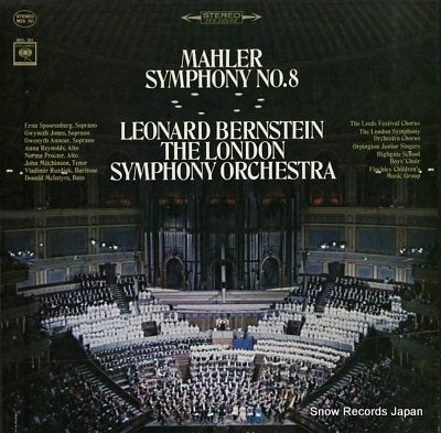 BERNSTEIN, LEONARD mahler; symphony no.8 M2S751