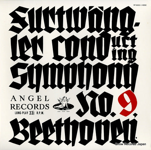 FURTWANGLER, WILHELM beethoven; symphony no.9 in d minor, op.125 "choral" WF-50003.4